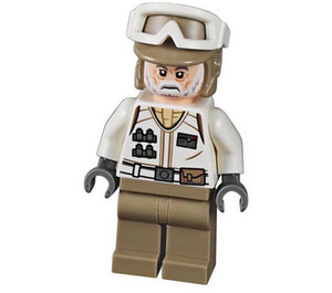 LEGO Rebel Trooper (Hoth) with Dark Tan Helmet and White Beard Minifigure