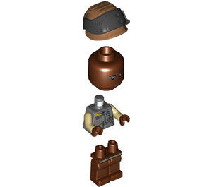 LEGO Rebel Trooper (Lieutenant Sefla) Minifigur
