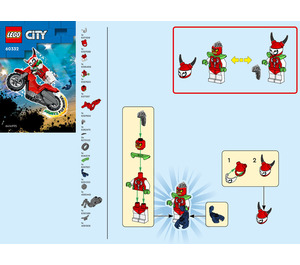 LEGO Reckless Scorpion Stunt Bike Set 60332 Instructions