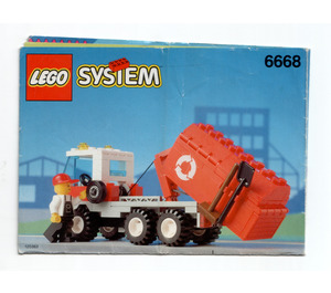 LEGO Recycle Truck Set 6668 Instructions