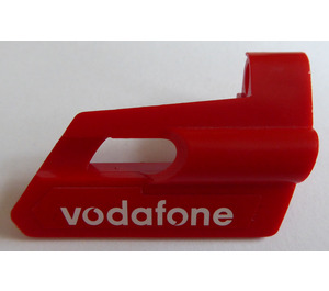 LEGO Red 3D Panel 25 with 'vodafone' Sticker (47713)