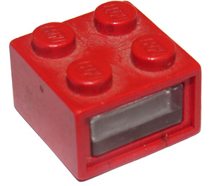 LEGO Rojo 4.5V Luz Ladrillo con Clear Lens 2 agujeros de enchufe