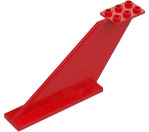 LEGO Red Aircraft Tail 12 x 2 x 5 (18988 / 87614)