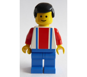 LEGO Red and Blue Team Player with Number 2 Minifigure
