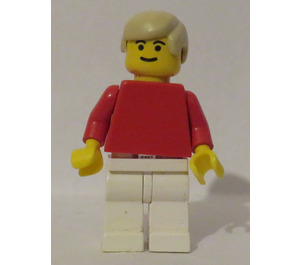 LEGO rot und Weiß Team Player 2 Minifigur