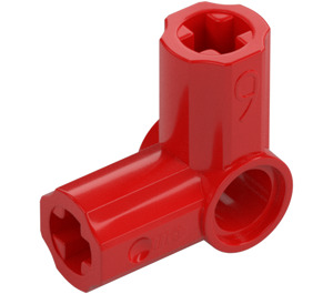 LEGO Red Angle Connector #6 (90º) (32014 / 42155)