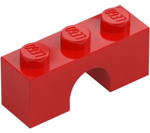 LEGO Červená Klenba 1 x 3 (4490)