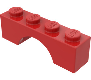 LEGO Punainen Kaari 1 x 4 (3659)