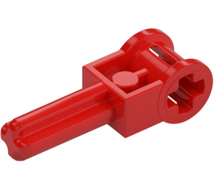 LEGO Red Axle 1.5 with Perpendicular Axle Connector (6553)