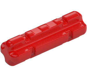 LEGO Rojo Eje 2 con Grooves (32062)