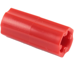 LEGO rot Achse Verbinder (Glatt mit 'x' Loch) (59443)