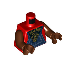 LEGO Червоний B.A. Baracus Мініфігурка тулуб (973 / 76382)