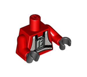 LEGO Rood B-Vleugel Piloot Torso (73403 / 76382)