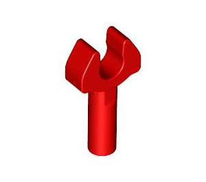 LEGO Red Bar 1 with Clip (without Gap in Clip) (3484 / 48729)