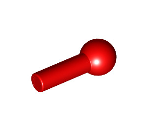 LEGO rouge Barre 1 avec boule d'attelage (22484 / 67692)