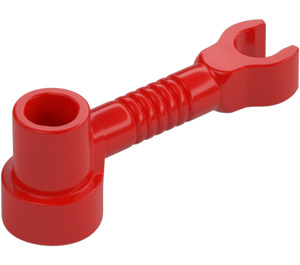 LEGO Rood Staaf 1 x 3 met Verticaal Klem (4735)