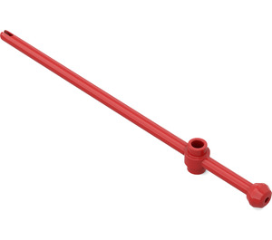 LEGO Rosso Barra 12 con Hollow Bottoncini, Sfera di traino, e Slit (6076)