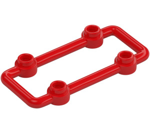 LEGO Red Bar 3 x 6 with Four Studs (23444 / 29165)