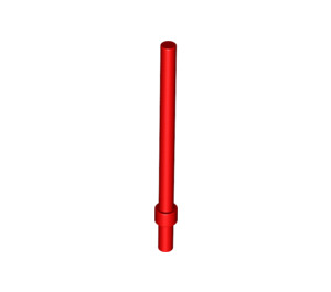 LEGO Red Bar 6 with Thick Stop (28921 / 63965)