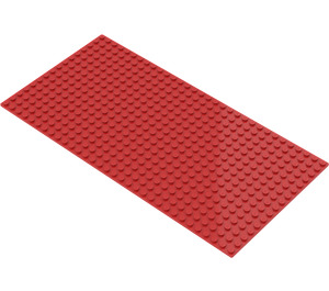 LEGO Rood Grondplaat 16 x 32 (2748 / 3857)