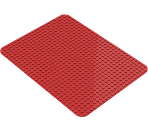 LEGO Red Baseplate 24 x 32 with Rounded Corners (10)