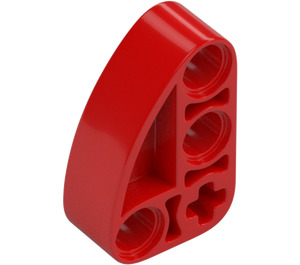 LEGO Red Beam 1 x 2 x 3 Bent 90 Degrees Quarter Ellipse (71708)