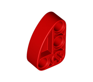 LEGO rouge Faisceau 1 x 2 x 3 Courbé 90 degrés Trimestre Ellipse (71708)