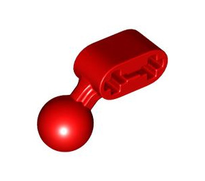 LEGO Red Beam 2 with Angled Ball Joint (50923 / 59141)