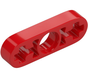 LEGO Rouge Faisceau 3 x 0.5 Mince avec Essieu des trous (6632 / 65123)