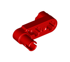 LEGO rouge Faisceau 3 x 0.5 avec Knob et Épingle (33299 / 61408)