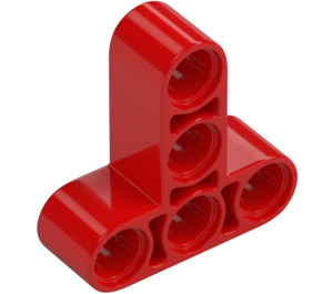 LEGO Červená nosník 3 x 3 T-Shaped (60484)