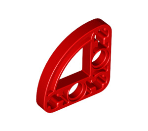LEGO Red Beam 3 x 3 x 0.5 Bent 90 Degrees Quarter Circle (32249 / 65125)