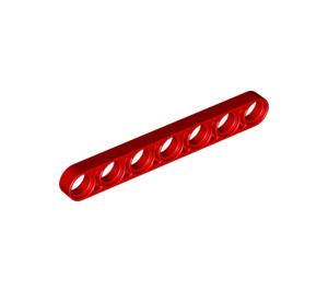 LEGO rouge Faisceau 7 x 0.5 Mince (32065 / 58486)