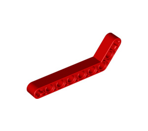 LEGO Red Beam Bent 53 Degrees, 3 and 7 Holes (32271 / 42160)