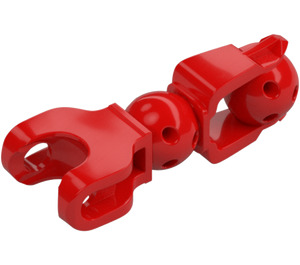 LEGO Red Beam with Ball Socket and Two Joints (90617)