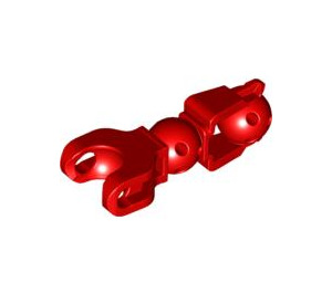 LEGO Red Beam with Ball Socket and Two Joints (90617)