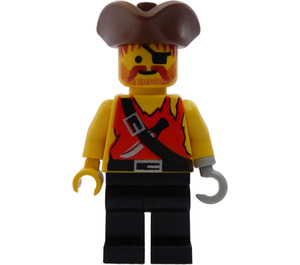 LEGO Red Beard Runner Pirate with Hook Minifigure