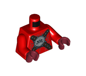 LEGO Rojo Beast Master (70314) Minifigura Torso (973 / 76382)