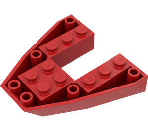 LEGO Rot Boot Basis 6 x 6 (2626)