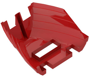 LEGO rot Boat Stern 16 x 14 x 5 & 1/3 Hull Außen (2558)