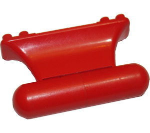 LEGO Rojo Barco Weighted Keel 2 x 8 x 4 sin Parte inferior Tab