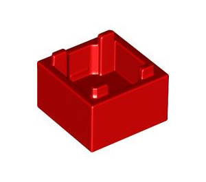 LEGO rouge Boîte 2 x 2 (2821 / 59121)