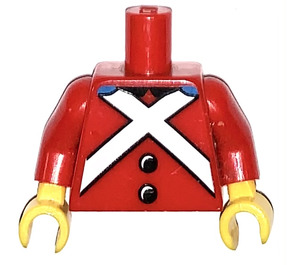 LEGO Red BR Toystores 50th Anniversary Mascot Torso (973)