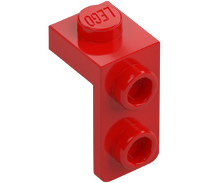 LEGO Rojo Soporte 1 x 1 con 1 x 2 Placa Abajo (79389)