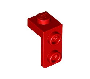 LEGO rot Halterung 1 x 1 mit 1 x 2 Platte Nieder (79389)