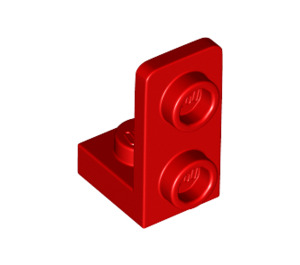 LEGO rouge Support 1 x 1 avec 1 x 2 assiette En haut (73825)