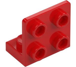 LEGO Rouge Support 1 x 2 - 2 x 2 En haut (99207)