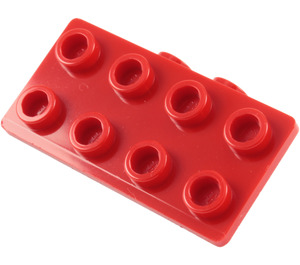 LEGO Rood Beugel 1 x 2 - 2 x 4 (21731 / 93274)