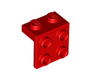 LEGO Rood Beugel 1 x 2 met 2 x 2 (21712 / 44728)