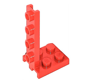 LEGO Rood Beugel 2 x 2 - 1 x 4 (2422)